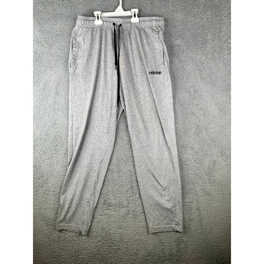 Adidas lounge pants size large gray euc